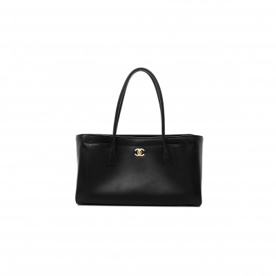 CHANEL MASTER  CALFSKIN ARCHETYPE SMALL SHOPPING TOTE BLACK (34*20*13cm) 